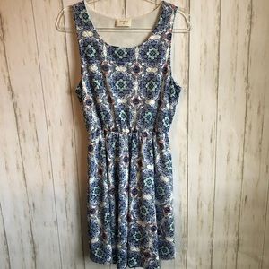 EVERLY Sleeveless Tank Midi Dress